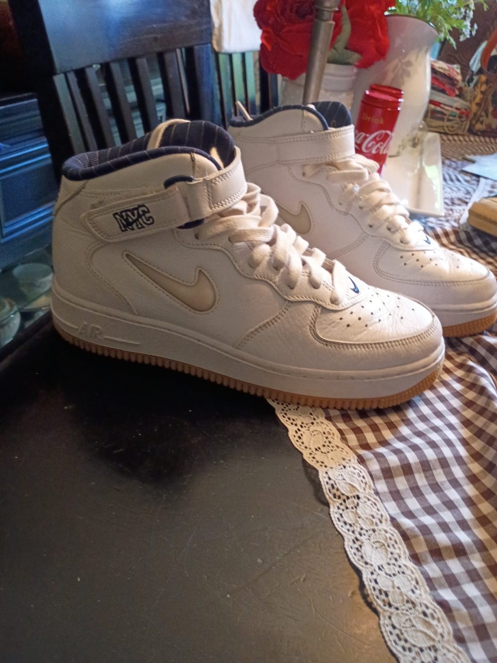 Nike Air Force 1 Mid Jewel Yankee Sneakers Men's Size 7...Women's 9